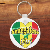 Senegalese Girl Schlüsselanhänger (Vorderseite)