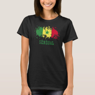 Senegalesische Enthusiasten für Sénégal und Senega T-Shirt