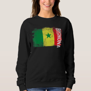 Senegalesische Flagge in Bignona Senegal Frauen Ki Sweatshirt