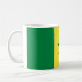 senegalesische Flagge Kaffeetasse (Links)