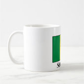senegalesische Flagge Kaffeetasse (Links)