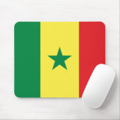 senegalesische Flagge Mousepad (Mit Mouse)