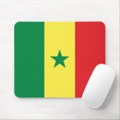 senegalesische Flagge (Senegal) Mousepad (Mit Mouse)