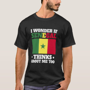 Senegalesische Flagge Senegalesisches Afrika T-Shirt