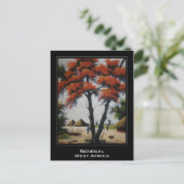 Senegalesische Kunst-Postkarte Postkarte (Stehend Vorderseite)