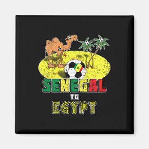 Senegalesische Nationalfußballmannschaft nach Ägyp Magnet