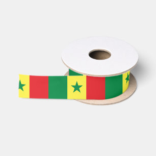 Senegalesisches Flaggenband Satinband