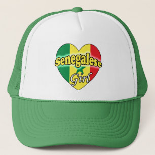 senegalesisches Mädchen Truckerkappe