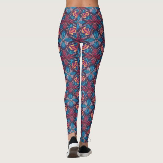 Seneggrün Leggings (Rückseite)