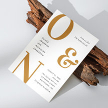 Senf Fall fett Typografie Hochzeit QR Details