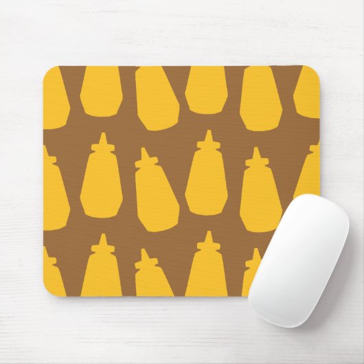 Senf Flaschen Mousepad (Mit Mouse)