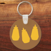 Senf Flaschen Schlüsselanhänger (Vorderseite)
