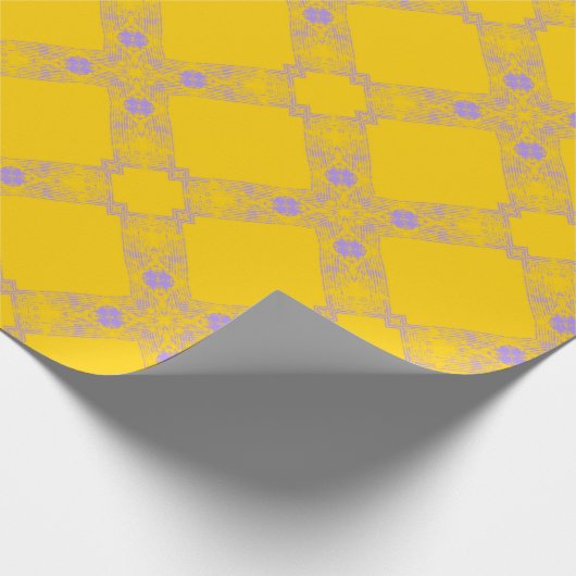 Senf-Gelbe Geschenkboxen Geschenkpapier (Ecke)