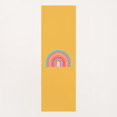 Senf Gelber Regenbogen Yogamatte (Vorderseite)