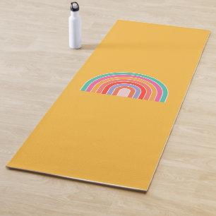 Senf Gelber Regenbogen Yogamatte