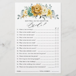 Senf Gelbes Brautparty