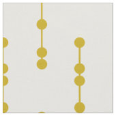 Senf-gelbes geometrisches Punkt-Muster Stoff (Nahaufnahme)