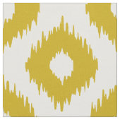 Senf gelbes Ikat Muster Stoff (Nahaufnahme)