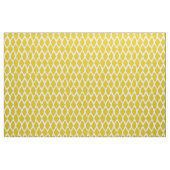 Senf gelbes Ogee Muster Stoff (Fat Quarter (45,7 x 55,9 cm))