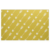 Senf-gelbes Stammes- Pfeil-Muster Stoff (Fat Quarter (45,7 x 55,9 cm))