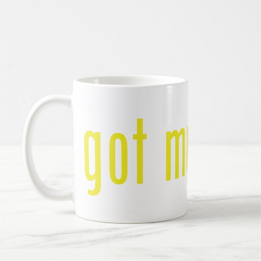 Senf got? kaffeetasse (Links)