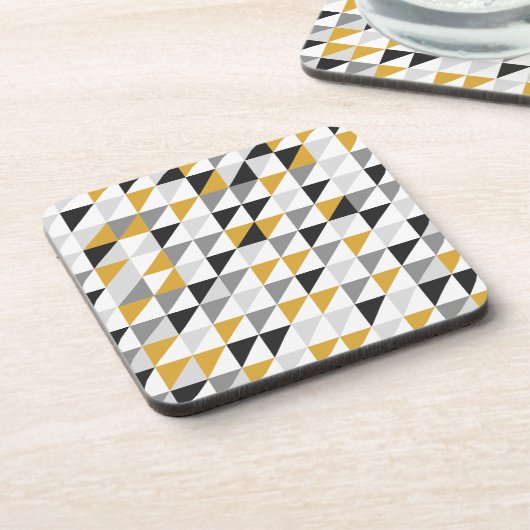 Senf, Grau, schwarzer Untersetzer (Linke Seite)