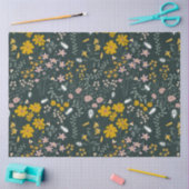 Senf Käfer und Bienen Bohemische Wildblumen Seidenpapier (Basteln)