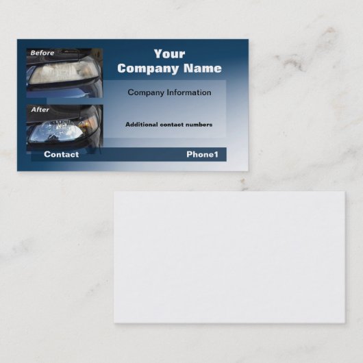 Senf-Karte Nr. 1 Visitenkarte (Vorne/Hinten)