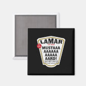 Senf Lamar TV Von Herzen nutzen - Senf Magnet (Vorderseite/Rückseite)