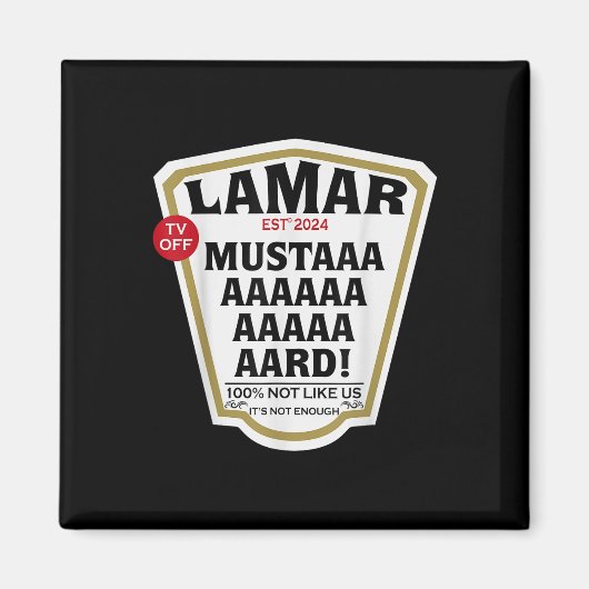Senf Lamar TV Von Herzen nutzen - Senf Magnet (Vorne)