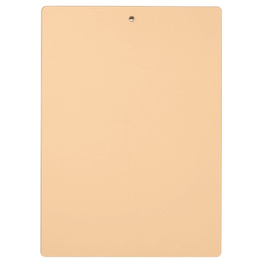 Senf Orange Clipboard Klemmbrett (Rückseite)