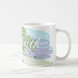 Senf Seed Faith Tasse, Matthew 17:20 Kaffeetasse