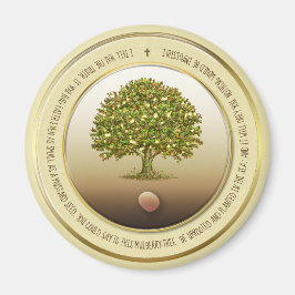 Senf Seed Geschenk Taufe Glaube Küche Zubehör Magnet