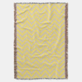Senf Spice Moods Chevrons Decke (Vorderseite Vertikal)