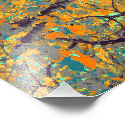 Senf Tree 14 Fotodruck (Ecke)