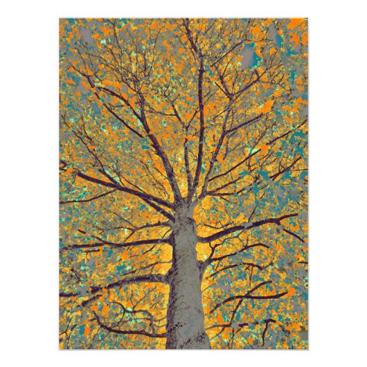 Senf Tree 14 Fotodruck (Vorne)