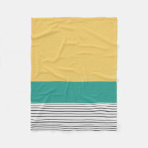 Senf und aquamarine Muster