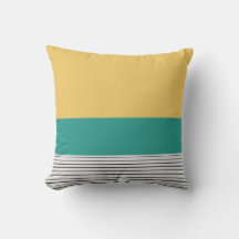 Senf und aquamarine Muster