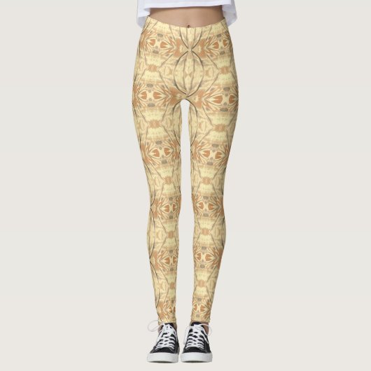 Senf und Honig Leggings (Vorderseite)