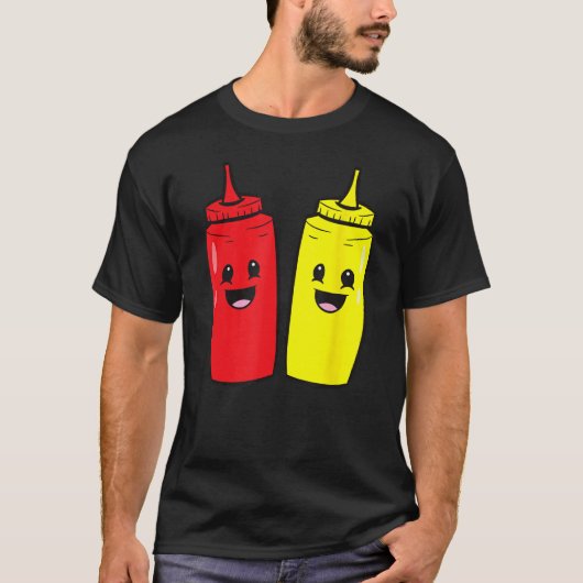 Senf- und Ketchup-Liebe T-Shirt (Vorderseite)