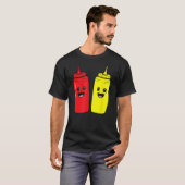 Senf- und Ketchup-Liebe T-Shirt (Vorne ganz)