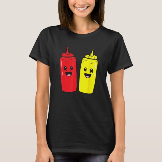 Senf- und Ketchup-Liebe T-Shirt (Vorderseite)