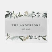 Senf- und Oliventresterfolien personalisiert Fußmatte (Vorderseite)