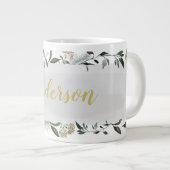 Senf- und Oliventresterfolien personalisiert Jumbo-Tasse (Vorderseite Rechts)