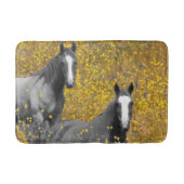 Senf und Pferde Badematte (Vorderseite)