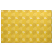 Senf- und Turmergelbe Blätter Gemustert Stoff (Fat Quarter (45,7 x 55,9 cm))