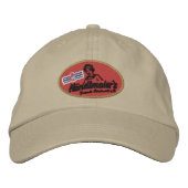 Senf-Verein-Logo ballcap Bestickte Baseballkappe (Vorderseite)