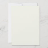 Senfblatt Rosa Rosenhochzeit Einladung (Rückseite)