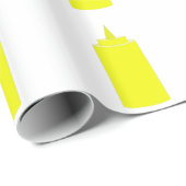 Senfflasche Geschenkpapier (Rolleneckpunkt)