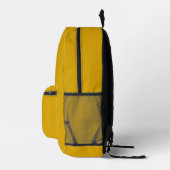 Senfgelb Bedruckter Rucksack (Rechts)